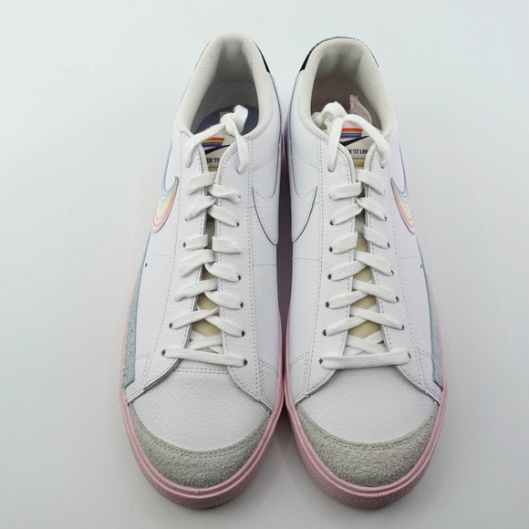 Nike Blazer Low \'77 Vintage Betrue White Multicolor DD3034 100 Mens Size 9.5